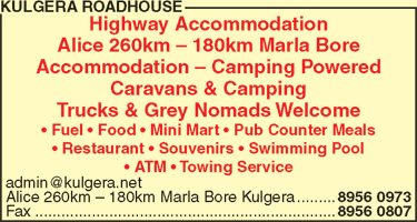 Kulgera Roadhouse - Pubs Adelaide 1