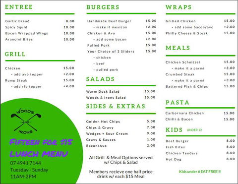 Woods And Irons Restaurant @ The Moranbah Golf Club - Pubs Adelaide 4