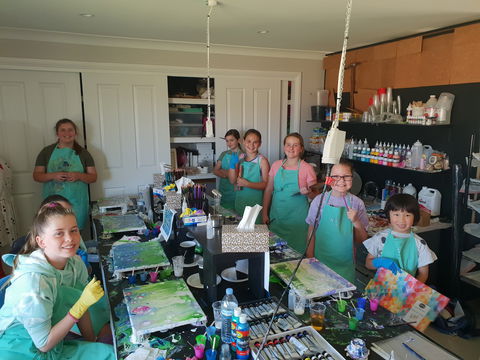 School Holidays - Kids Art Class - Painting - Pubs Adelaide 0