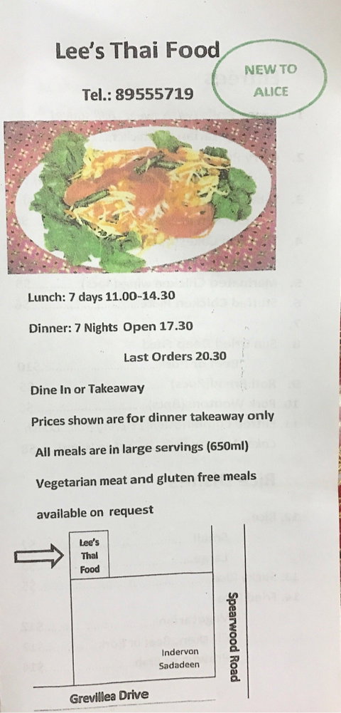 Lee's Thai Food - Pubs Adelaide 1